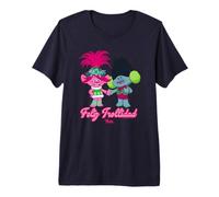 DreamWorks Trolls Feliz - Almohadilla para Carrito Camiseta Premium