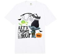 DreamWorks Trolls Let's Hang out Halloween Comfort Colors Adult Heavyweight T-Shirt