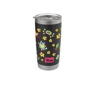 DreamWorks Trolls Lunar New Year Pink All-Over Print Vaso térmico de acero inoxidable de doble pared