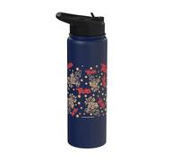 DreamWorks Trolls Lunar New Year Poppy All-Over Print Stainless Steel Insulated Water Bottle