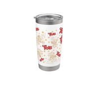 DreamWorks Trolls Lunar New Year Poppy All-Over Print Vaso térmico de acero inoxidable de doble pared
