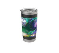 DreamWorks Trolls Mr. Dinkles High Vibes Only Vaso térmico de acero inoxidable de doble pared