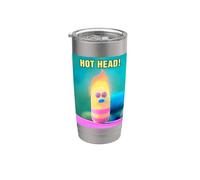 DreamWorks Trolls Mr. Dinkles Hot Head Vaso térmico de acero inoxidable de doble pared