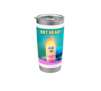 DreamWorks Trolls Mr. Dinkles Hot Head Vaso térmico de acero inoxidable de doble pared