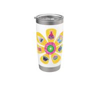 DreamWorks Trolls Party Like A Tribe Friendship Flower Vaso térmico de acero inoxidable de doble pared