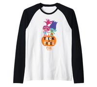 DreamWorks Trolls Poppy and Branch Trick Or Troll Camiseta Manga Raglan