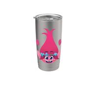 DreamWorks Trolls Poppy Character Face Vaso térmico de acero inoxidable de doble pared