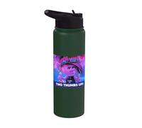 DreamWorks Trolls Punk Rock Poppy Thumbs Up Stainless Steel Insulated Water Bottle