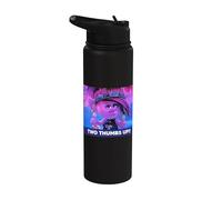DreamWorks Trolls Punk Rock Poppy Thumbs Up Stainless Steel Insulated Water Bottle