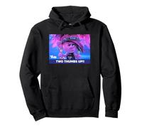 DreamWorks Trolls Punk Rock Poppy Thumbs Up Sudadera con Capucha