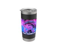 DreamWorks Trolls Punk Rock Poppy Thumbs Up Vaso térmico de acero inoxidable de doble pared