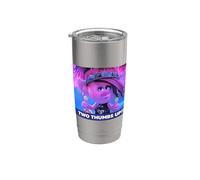 DreamWorks Trolls Punk Rock Poppy Thumbs Up Vaso térmico de acero inoxidable de doble pared