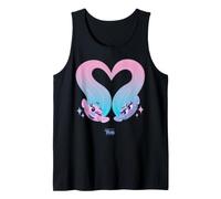 DreamWorks Trolls Satin and Chenille Character Faces Camiseta sin Mangas