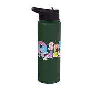 DreamWorks Trolls Spa Day Satin and Chenille Stainless Steel Insulated Water Bottle