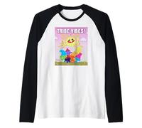 DreamWorks Trolls Tribe Vibes Sunshine Camiseta Manga Raglan