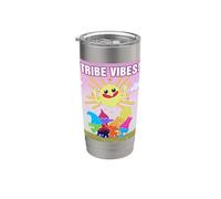 DreamWorks Trolls Tribe Vibes Sunshine Vaso térmico de acero inoxidable de doble pared