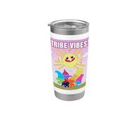 DreamWorks Trolls Tribe Vibes Sunshine Vaso térmico de acero inoxidable de doble pared