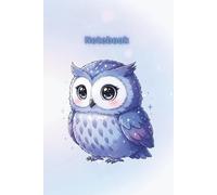 Dreamy Blue Owl Notebook: 100-Page Notebook for School Notes, Journaling, Planning & Daily Writing