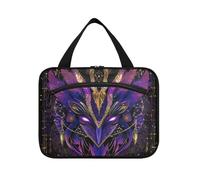 Dreamy Colors - Máscara de tarot colgante de viaje con gancho, neceser colgante esencial de diseñador para accesorios de viaje, bolsa de maquillaje para mujer, talla L