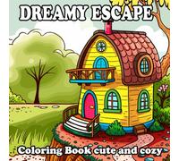 Dreamy Escape Coloring Book: A relaxing adult coloring book with dreamy escapes, cozy spaces, and magical designs for stress relief, mindfulness, and creativity.