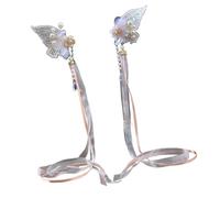 Dreamy - Horquilla plana para el pelo de los años 2000, tocado de flores, elegante tocado de mariposa