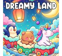 Dreamy Land Coloring Book: Magical World Coloring Pages Featuring Gentle Animals, Fairytale Places, and Peaceful Views for Kids and Adults to Enjoy