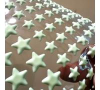 Dreamy Nights Dots Glow in The Dark Stars - Adhesivo decorativo para pared de dormitorio infantil
