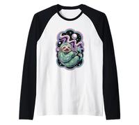Dreamy Paint Art Perezoso Perezosos Oso Pereza Camiseta Manga Raglan