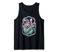 Dreamy Paint Art Perezoso Perezosos Oso Pereza Camiseta sin Mangas