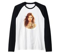 Dreamy Spring Girl Funny Unisex Diseño para Hombres Mujeres tee Camiseta Manga Raglan