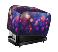 Dreamy Star Point - Cubierta para tostadora de 2 rebanadas de cocina, para electrodomésticos pequeños, con bolsillos, protección contra el polvo y las huellas dactilares