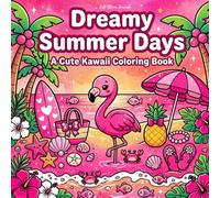 Dreamy Summer Days: A Cute Kawaii Coloring Book (Cute & Feminine Kawaii Coloring Books)