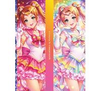 Dreamy Superhero Kawaii Anime Character Notebook: Girly Moon Princess Superheroes, 100 College Ruled Pages, 8.5" x 11" Paperback Notebook