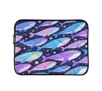Dreamy Whale - Funda protectora acolchada para portátil de 14 a 16 pulgadas, impermeable, color morado