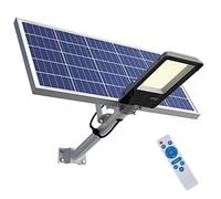 DREAMyun Farola Solar LED para Exterior, 300W-800W LED Lámpara de Seguridad Blanca Fría con Control Remoto, De anochecer a Amanecer, temporización, IP65 Impermeable,400w