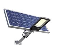 DREAMyun Farola Solar LED para Exterior, 300W-800W LED Lámpara de Seguridad Blanca Fría con Control Remoto, De anochecer a Amanecer, temporización, IP65 Impermeable,800w