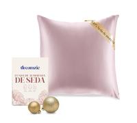 DREAMZIE Doble Cara 100% 19 mm Funda de Almohada de Seda Pura de moras para la Salud del Cabello y la Piel Funda, de Almohada con Cremallera Oculta, 1 Pieza, 60x60 cm, Lila