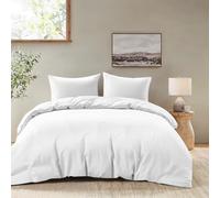 Dreamzie Funda Nordica Cama 135 - Ropa de Cama Microfibra Suave Oeko-Tex - Juego de Funda Edredon 200x200 cm con 2 Fundas Almohada 65x65 cm - Blanco