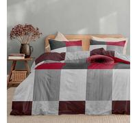 Dreamzie Funda Nordica Cama 150 Estampado Franela con Cremallera, Cubre Edredon con 2 Funda Almohada 80x80 cm - Funda nordica 200x200 de 100% Microfibra - Certificada Oeko Tex