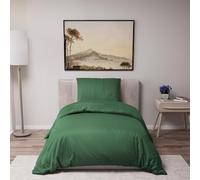 Dreamzie Funda Nordica Cama 90 con 1 Funda Almohada 65x65 cm - Verde - Funda nordicas 140x200 de 100% Microfibra. Funda Nordica Certificada sin Productos Químicos (Oeko Tex)