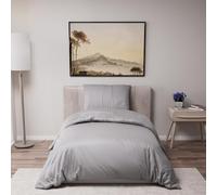 Dreamzie Funda Nordica Cama 90 con 1 Funda Almohada 80x80 cm - Antracita - Funda nordicas 135x2000 de 100% Microfibra. Funda Nordica Certificada sin Productos Químicos (Oeko Tex)