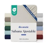 Dreamzie - Sábana Bajera 100x200cm Ajustable - Microfibra Ultra Suave