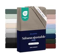 Dreamzie - Sábana Bajera 120x190/200cm Ajustable - 100% Microfibra - Suave