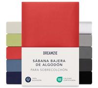 Dreamzie - Sabana Bajera para Sobrecolchon - 90x190/200cm / 100x200cm