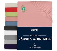 Dreamzie - Sábanas Bajeras - 80x190/200cm - 100% Algodon Jersey