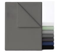 Dreamzie Sabanas Encimera - 230x270 Antracita - Microfibra Cepillada Ultrasuave para Cama Doble 140x200/150x200 - Certificada Oeko-Tex