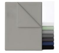 Dreamzie Sabanas Encimera - 230x270 Gris - Microfibra Cepillada Ultrasuave para Cama Doble 140x200/150x200 - Certificada Oeko-Tex