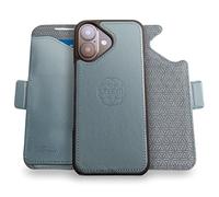 dreem for iPhone 17 Case Wallet, Revolutionary Phone Stand, Vegan Leather, MagSafe-Fit, Magnetic Detachable Flip Cover, RFID Blocking Card Holder, Gift-Box [Fibonacci:Slate Blue]