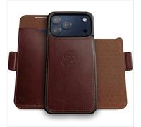 dreem for iPhone 17 Pro Case Wallet, Revolutionary Phone Stand, Vegan Leather, MagSafe-Fit, Magnetic Detachable Flip Cover, RFID Blocking Card Holder, Gift-Box [Fibonacci:Coffee]