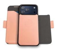 dreem for iPhone 17 Pro Case Wallet, Revolutionary Phone Stand, Vegan Leather, MagSafe-Fit, Magnetic Detachable Flip Cover, RFID Blocking Card Holder, Gift-Box [Fibonacci:Powder Pink]